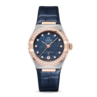 replica Omega Constellation Co Axial Master Chronometer 29mm Orologio da donna blu O13128292099003
