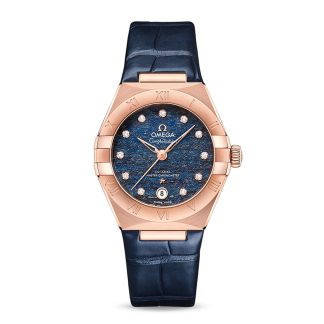 replica Omega Constellation Co Axial Master Chronometer 29mm Orologio da donna blu O13153292099001