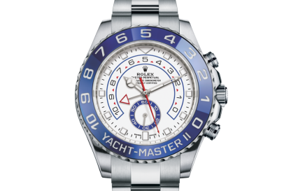 replica Rolex Yacht-Master II Oyster 44 mm Oystersteel Quadrante bianco M116680-0002