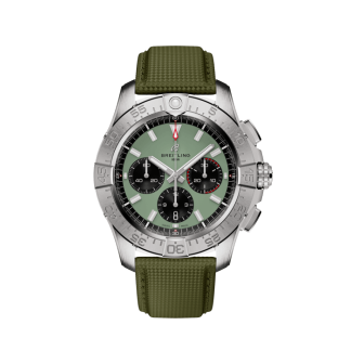 replica breitling Avenger B01 Cronografo 44 Acciaio inossidabile Verde AB0147101L1X1